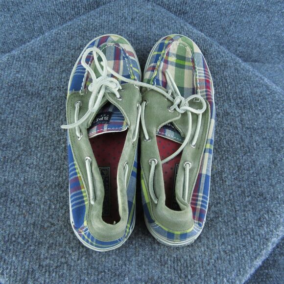SPERRY Women‎ Boat Shoe Multicolor Fabric Lace Up Size 7.5 Medium - Picture 6 of 10